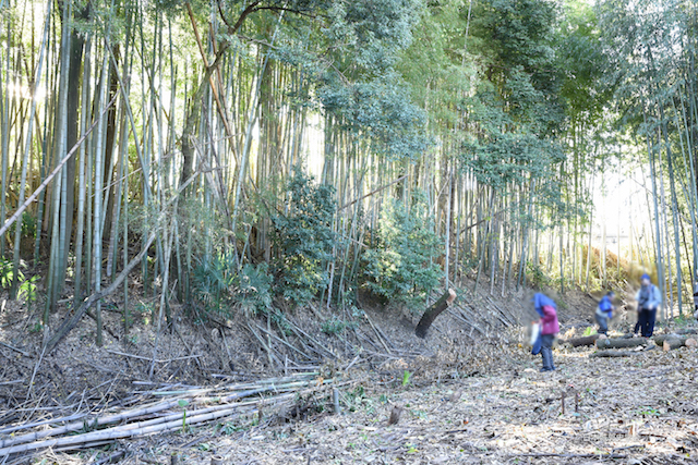 結城城館、中城間の内堀