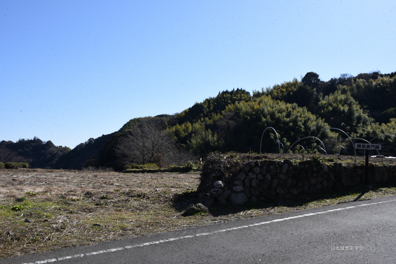 小島陣屋裏門跡付近